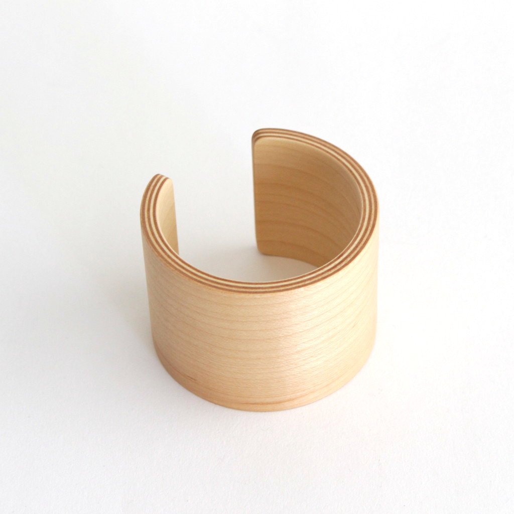 PLYWOOD BANGLE 50 #MAPLE [0102a50]