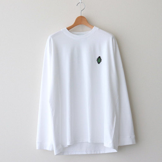 LONG SLEEVED SHIRT WITH BIB PATCHWORK #001/WHITE [9m22aw016]