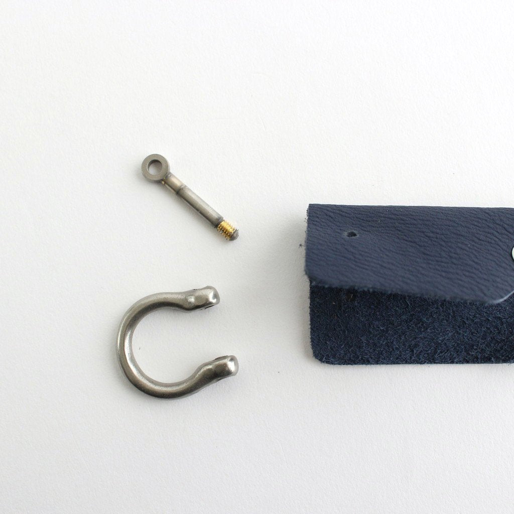 BUBBLE CALF SHACKLE KEY COVER #NAVY [S004] _ ERA. | イーラ – ciacura