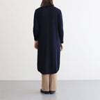 NTNTO｜2/72 オフスケールウール テレコ タートルネックスーパーロングワンピース #NAVY [A0_NC024TO]