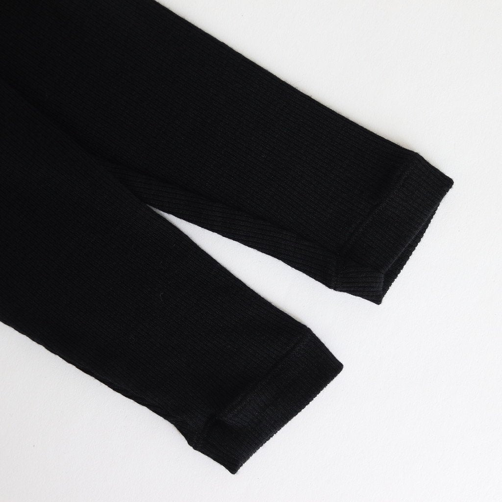 NTNTO｜2/72 オフスケールウール テレコ タートルネックスーパーロングワンピース #BLACK [A0_NC024TO]