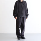COTTON YAK ZIP BLOUSON #CHARCOAL [YK22AW0408B]