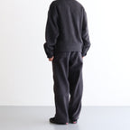 COTTON YAK ZIP BLOUSON #CHARCOAL [YK22AW0408B]
