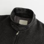 COTTON YAK ZIP BLOUSON #CHARCOAL [YK22AW0408B]