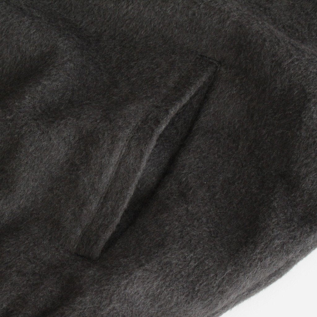 COTTON YAK ZIP BLOUSON #CHARCOAL [YK22AW0408B]