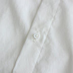 NGYSSH | マットポリエステル・タイプライター ギャザースリーブシャツ #01 OFF WHITE [TG_NC0101SF]