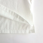 NGYSSH | マットポリエステル・タイプライター ギャザースリーブシャツ #01 OFF WHITE [TG_NC0101SF]