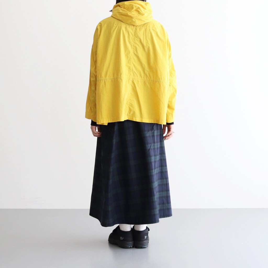 FMSTJK | ナイロンタッサー/ガーメントダイ ショートモッズコート #24 CHROME YELLOW [TG_FR1002JK]