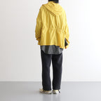 FMSTJK | ナイロンタッサー/ガーメントダイ ショートモッズコート #24 CHROME YELLOW [TG_FR1002JK]