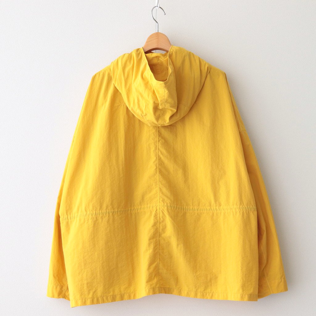 FMSTJK | ナイロンタッサー/ガーメントダイ ショートモッズコート #24 CHROME YELLOW [TG_FR1002JK]