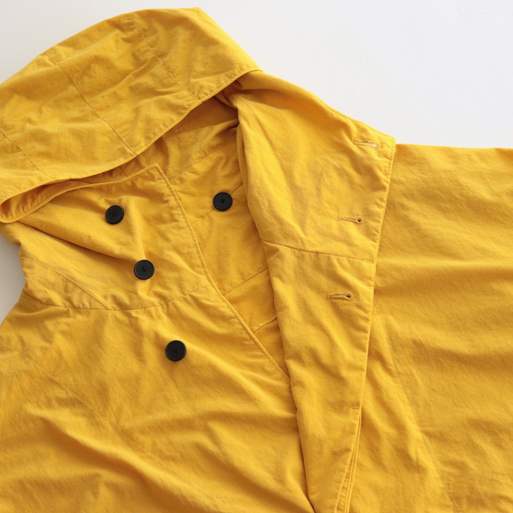 FMSTJK | Nylon Tussor/Garment Dye Short Mod Coat #24 CHROME YELLOW [TG_FR1002JK]