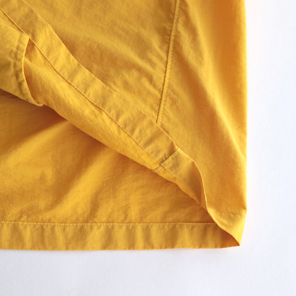 FMSTJK | ナイロンタッサー/ガーメントダイ ショートモッズコート #24 CHROME YELLOW [TG_FR1002JK]