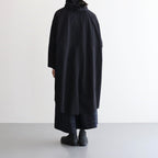 FMFOCT | 40/1 organic cotton/strong twist weather mod coat #95 BLACK [TG_FR0101CT]