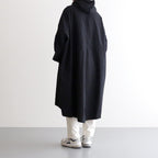 FMFOCT | 40/1 organic cotton/strong twist weather mod coat #95 BLACK [TG_FR0101CT]