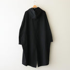FMFOCT | 40/1 organic cotton/strong twist weather mod coat #95 BLACK [TG_FR0101CT]