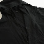 FMFOCT | 40/1 organic cotton/strong twist weather mod coat #95 BLACK [TG_FR0101CT]