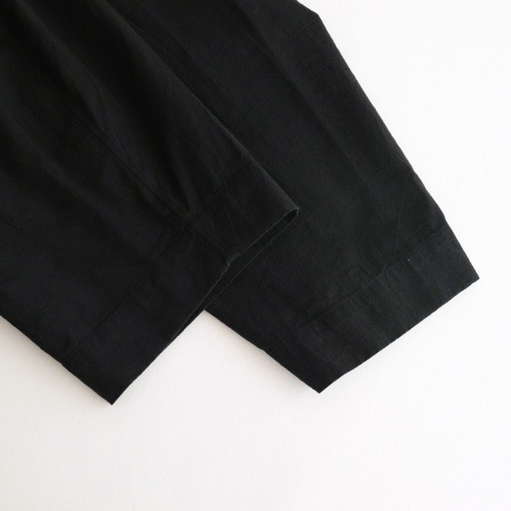 FMFOCT | 40/1 organic cotton/strong twist weather mod coat #95 BLACK [TG_FR0101CT]