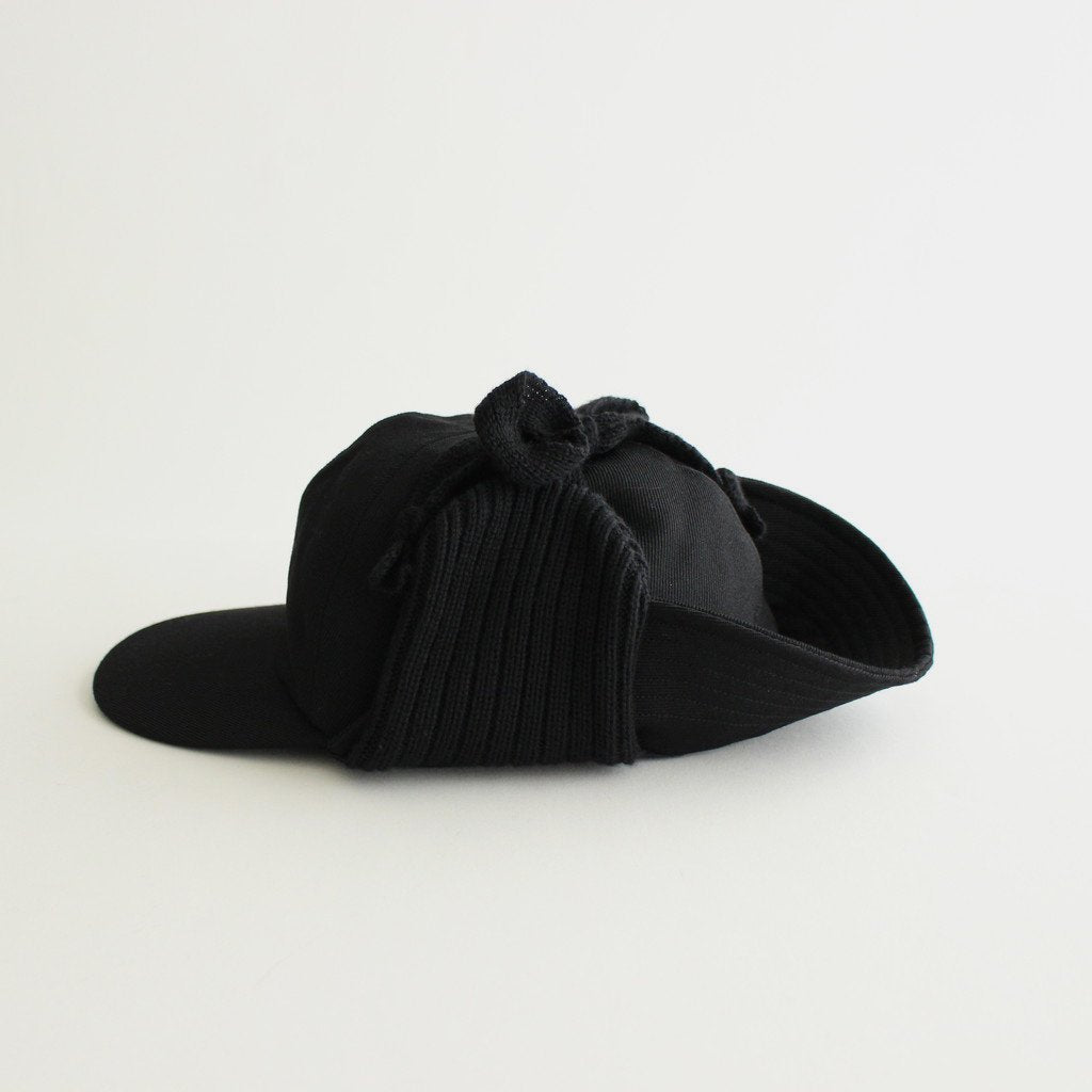 CAPHAT EAR CAP #BLACK [NO.21846]