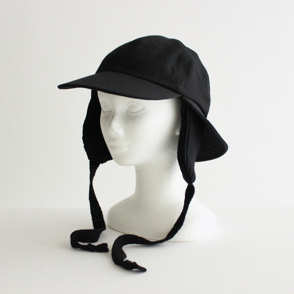 CAPHAT EAR CAP #BLACK [NO.21846]