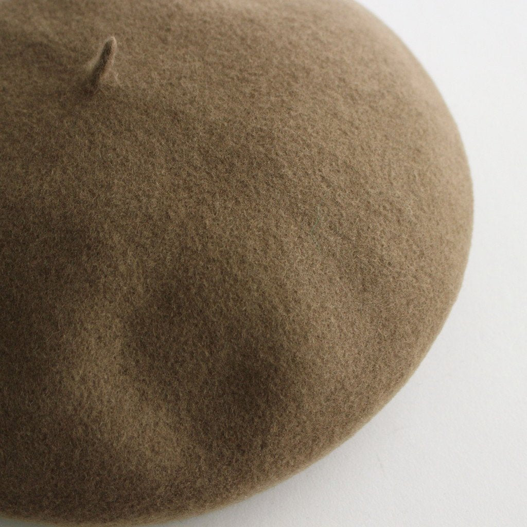 BASQUE BERET [NORMAL] #CAMEL [NO.21856]