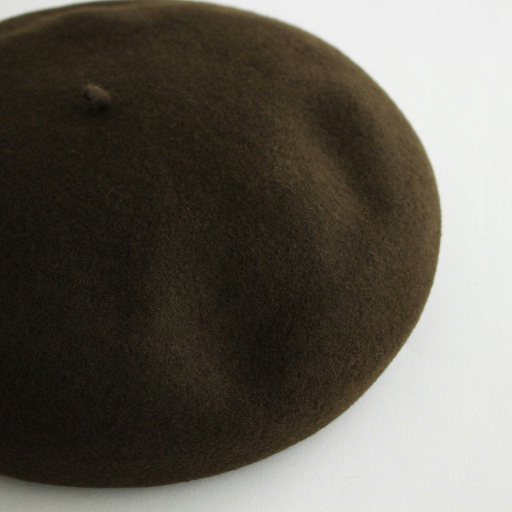 BASQUE BERET [BIG] #OLIVE [NO.21857]
