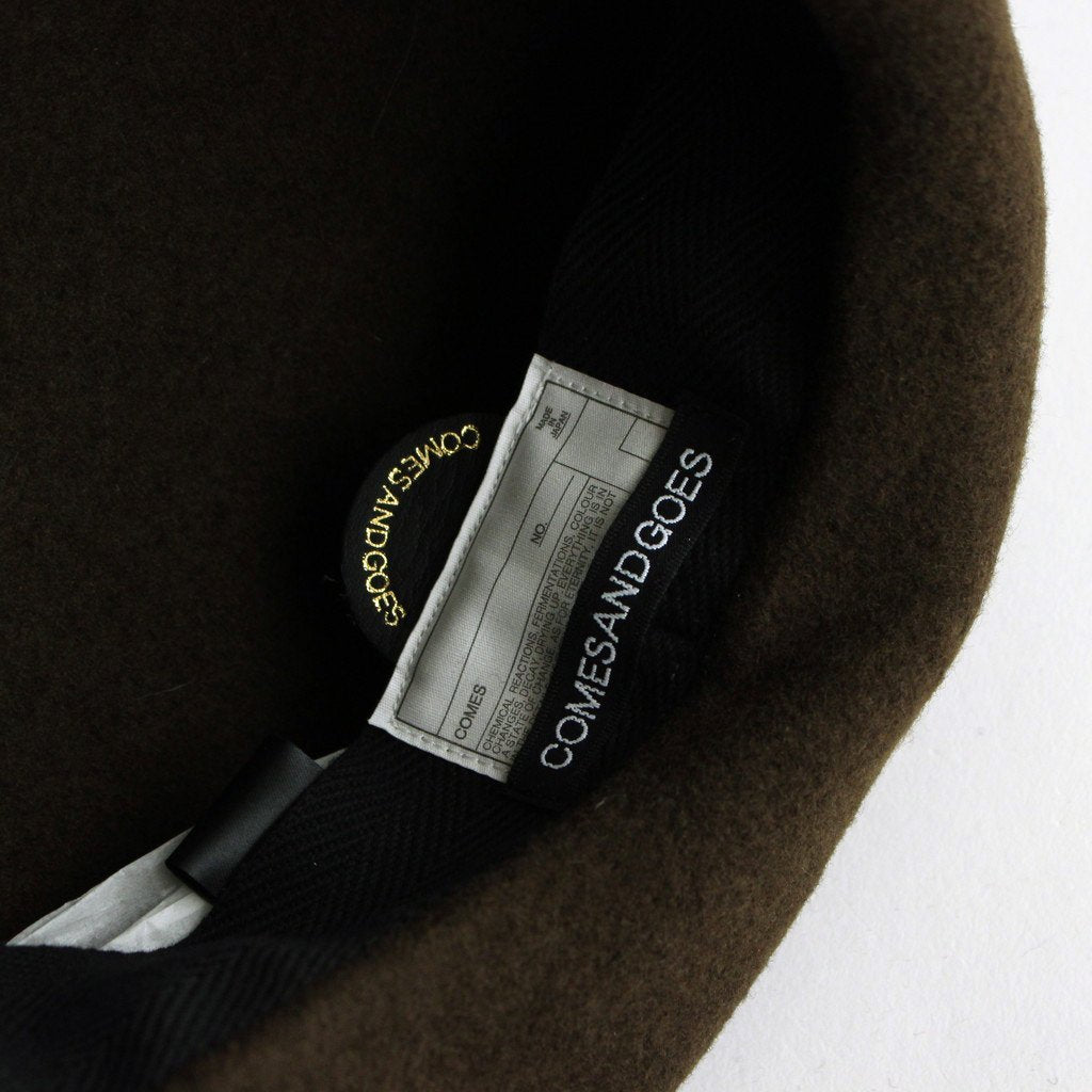 BASQUE BERET [BIG] #OLIVE [NO.21857]