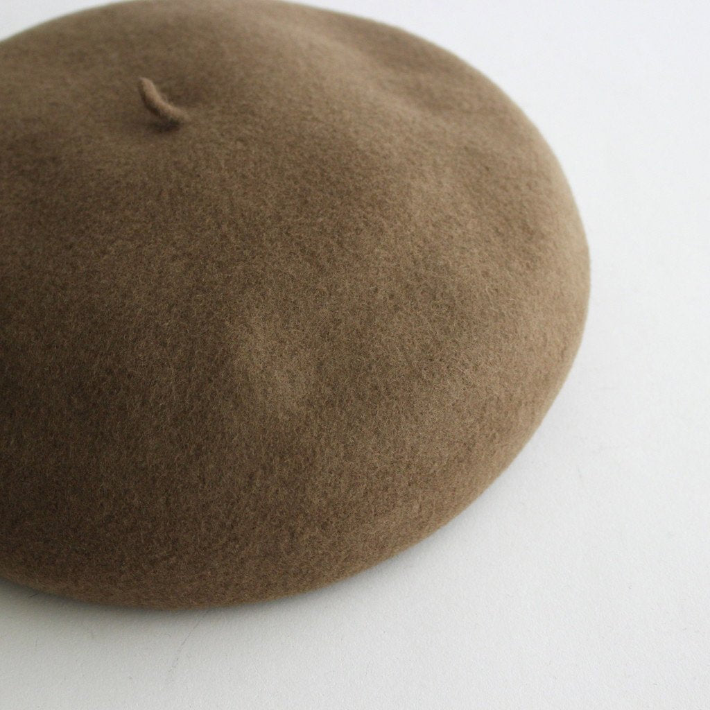 BASQUE BERET [BIG] #CAMEL [NO.21857]