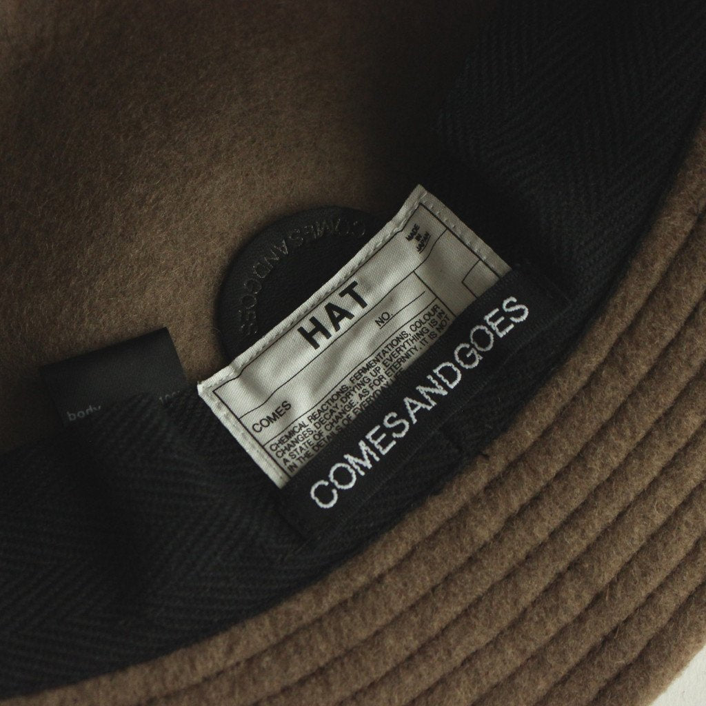 WOOL HAT #CAMEL [NO.21860]