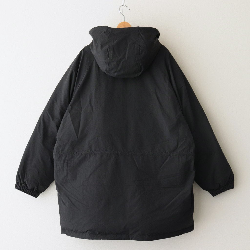 LONG HOODED DOWN COAT #BLACK [FSW-22-CT_139] _ FreshService