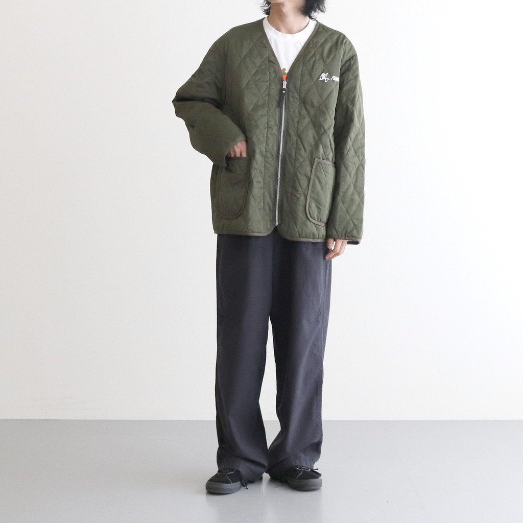 QUILTED REVERSIBLE JACKET #086/KHAKI [9M22AW003]