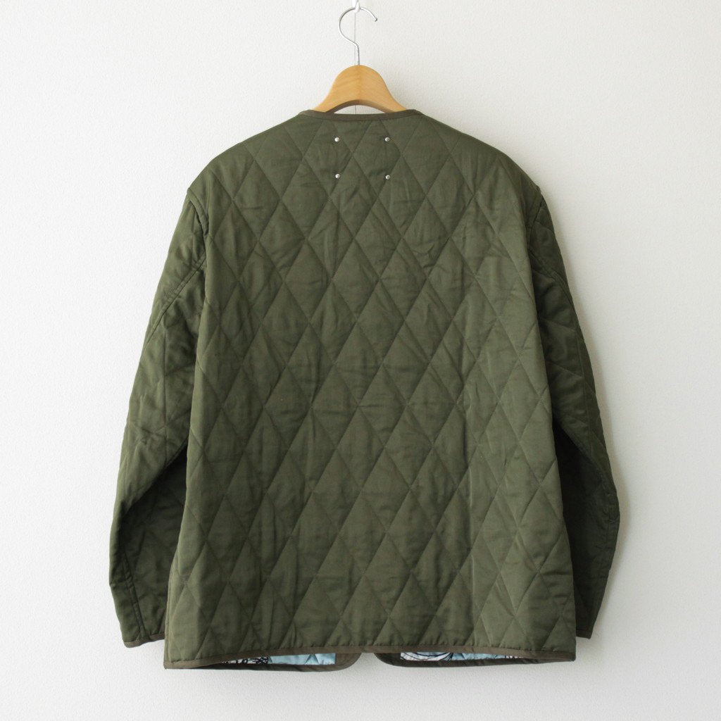 QUILTED REVERSIBLE JACKET #086/KHAKI [9M22AW003]