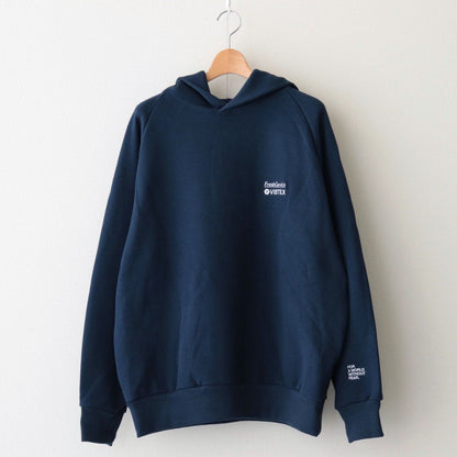 VIBTEX FOR FRESHSERVICE SWEAT PULL HOODIE #NAVY [FSW-22-SW_118]