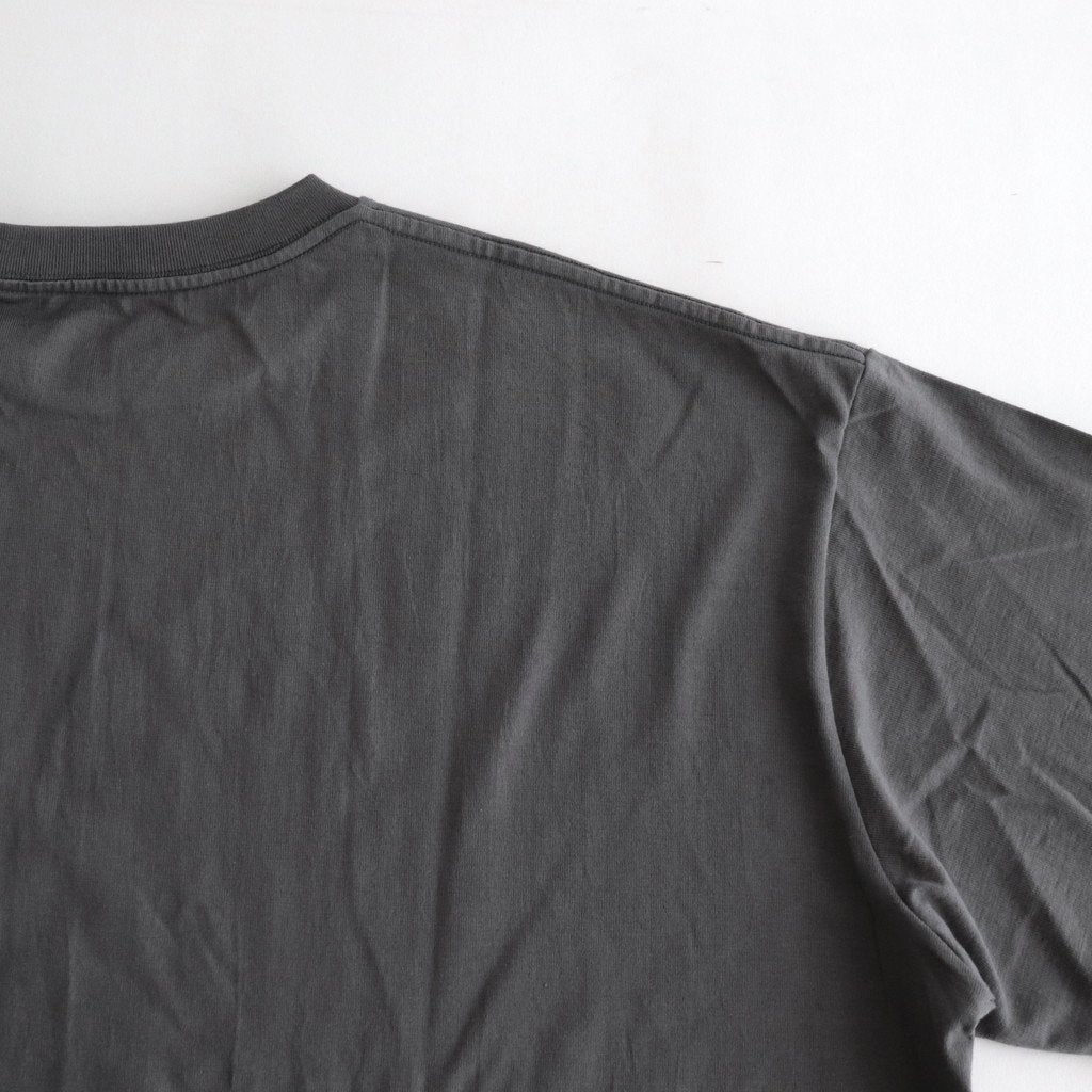 L/S OVERSIZED POCKET TEE #GRAY [GU224-70055B]