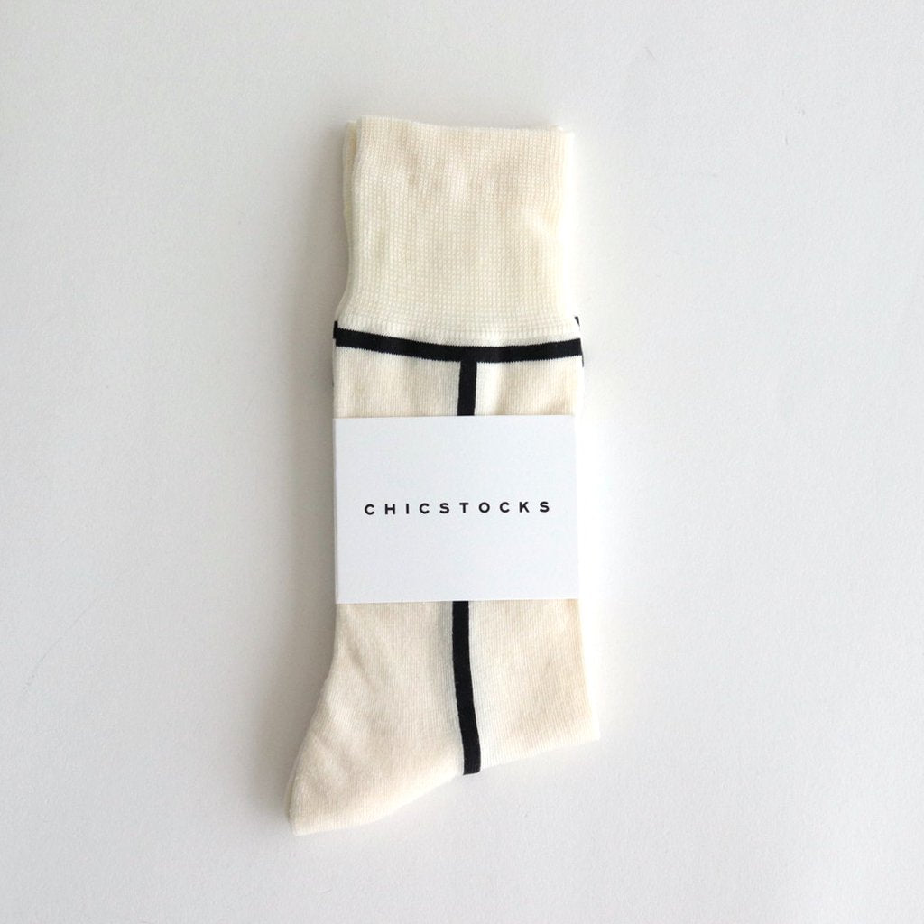 LINE #IVORY/BLACK [CH-002]