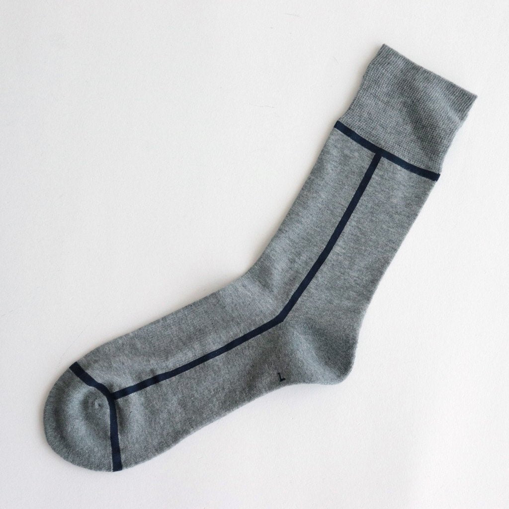 LINE #HEATHER GRAY/NAVY [CH-002]