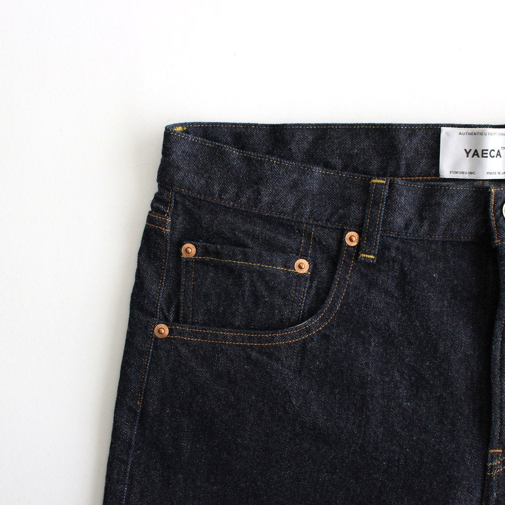 DENIM PANTS STANDARD #INDIGO [15-13W] _ YAECA | ヤエカ – ciacura