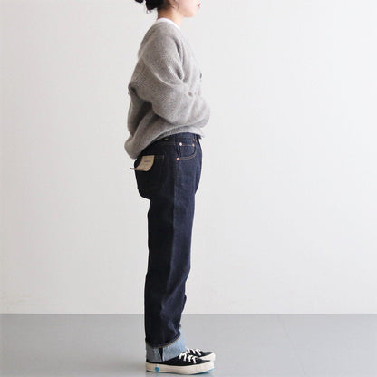 DENIM PANTS STRAIGHT #INDIGO [4-13W]