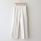 CHINO CLOTH PANTS CREASED SLIM #LIGHT BEIGE [62652]