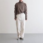 CHINO CLOTH PANTS CREASED SLIM #LIGHT BEIGE [62652]