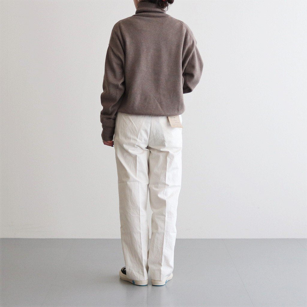 CHINO CLOTH PANTS CREASED SLIM #LIGHT BEIGE [62652]