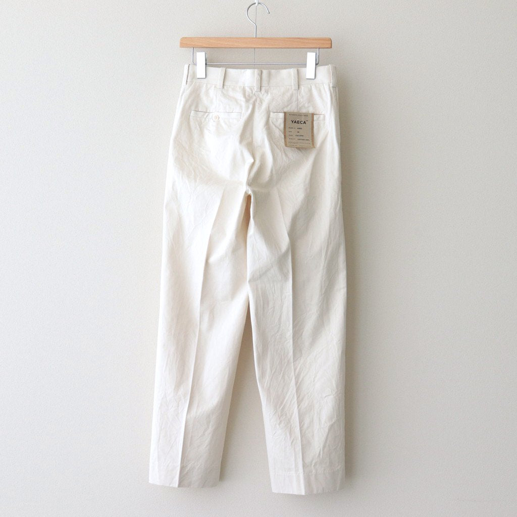 CHINO CLOTH PANTS CREASED SLIM #LIGHT BEIGE [62652]