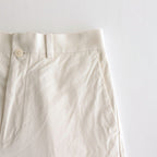 CHINO CLOTH PANTS CREASED SLIM #LIGHT BEIGE [62652]