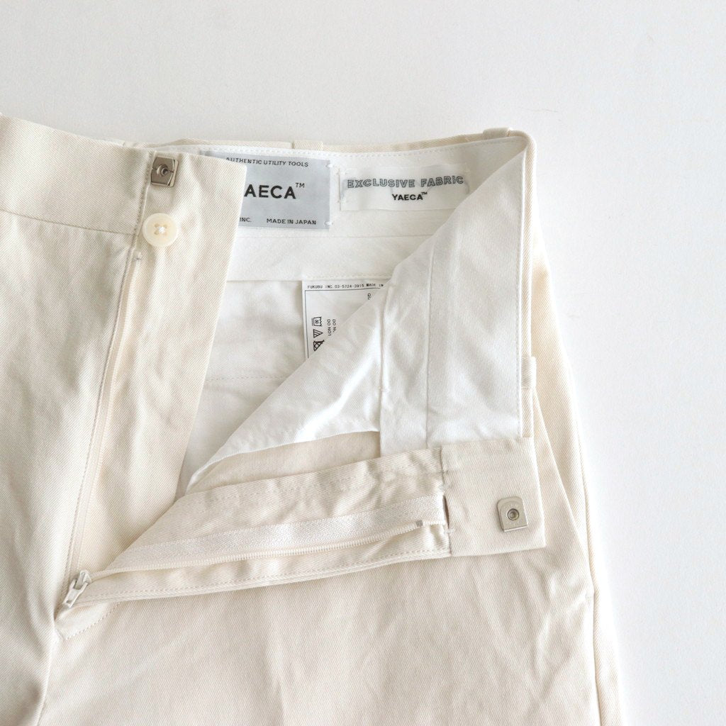 CHINO CLOTH PANTS CREASED SLIM #LIGHT BEIGE [62652]