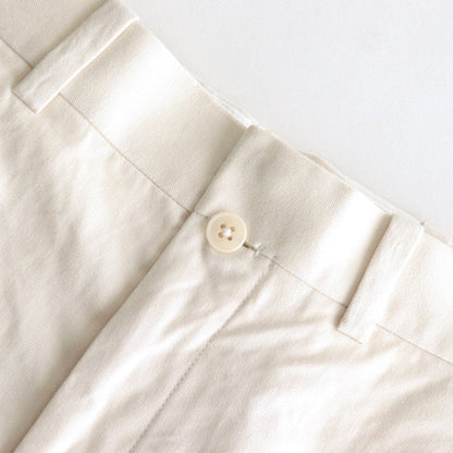 CHINO CLOTH PANTS CREASED SLIM #LIGHT BEIGE [62652]