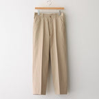 CHINO CLOTH PANTS CREASED SLIM #KHAKI [62652]