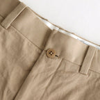 CHINO CLOTH PANTS CREASED SLIM #KHAKI [62652]