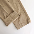 CHINO CLOTH PANTS CREASED SLIM #KHAKI [62652]