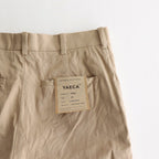 CHINO CLOTH PANTS CREASED SLIM #KHAKI [62652]