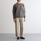 CHINO CLOTH PANTS CREASED SLIM #KHAKI [62652]