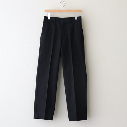 CHINO CLOTH PANTS CREASED SLIM #NAVY [62652]